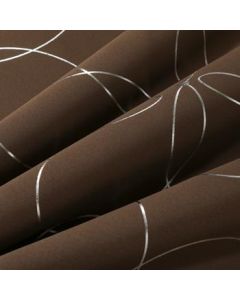 ドレープカーテン・ローレル ブラウン