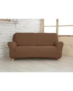 ソファカバー・ビッグワッフル ブラウン