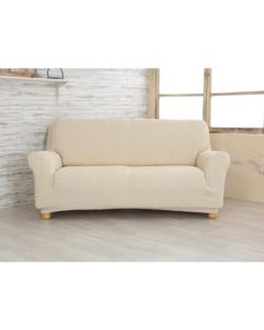 ソファカバー・ビッグワッフル アイボリー