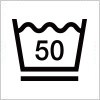 液温は50℃を限度とし、洗濯機で弱い洗濯ができる